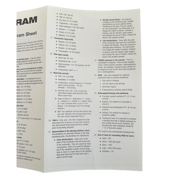 Exam Cram NCLEX-RN Practice Questions Third Edition - Picture 7 of 8